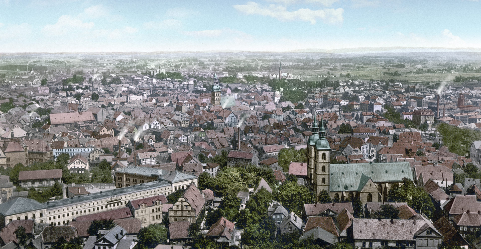 Bielefeld Panoramafotografie von 1896