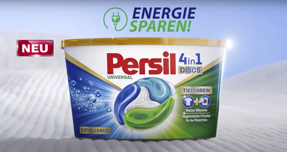 Screenshot aus der Fernsehwerbung der Marke Persil von Henkel